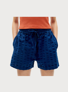 Thinking Mu - Geranio Shorts - Blue