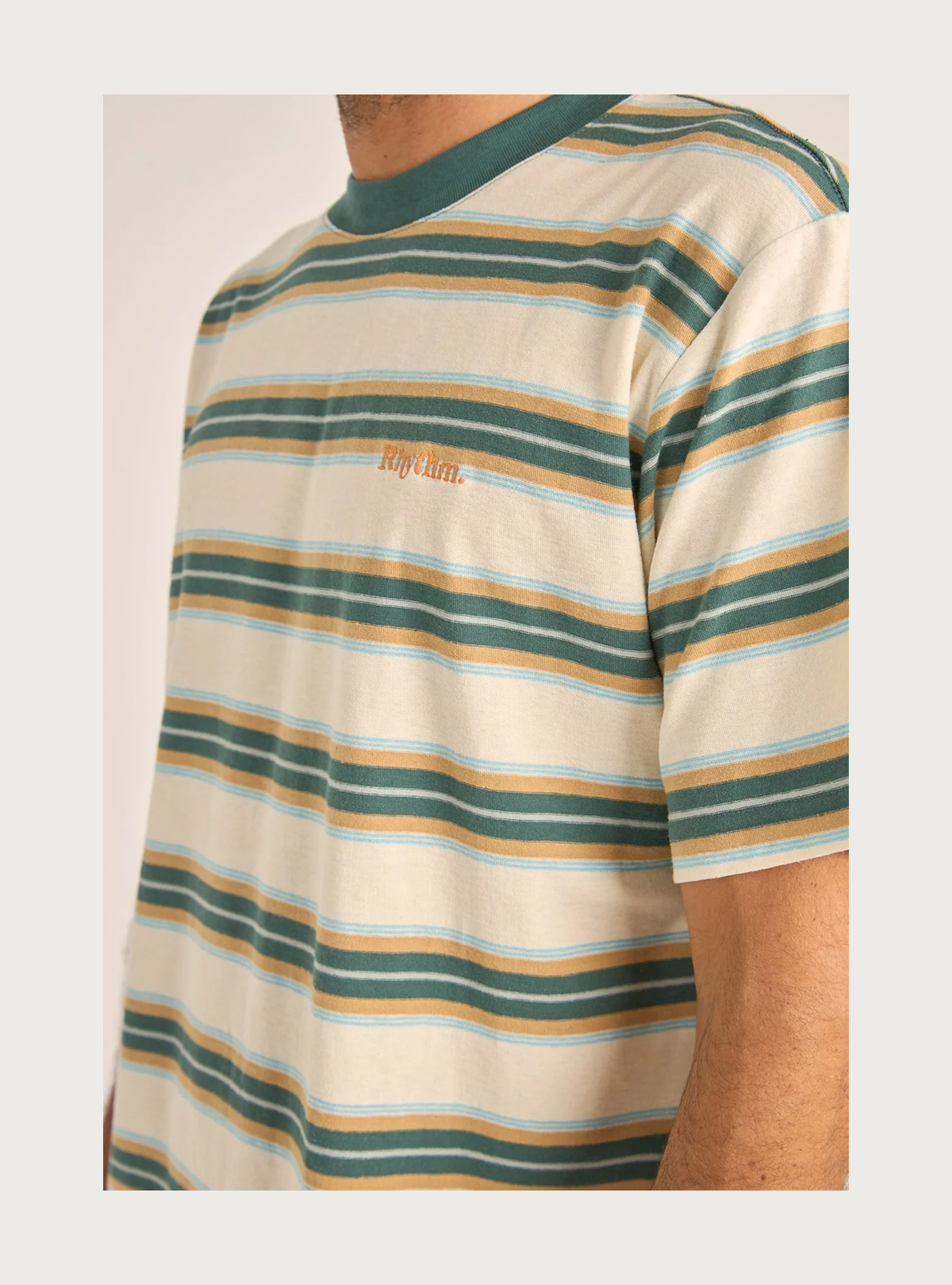 Rhythm - Everyday Stripe - Vintage Green